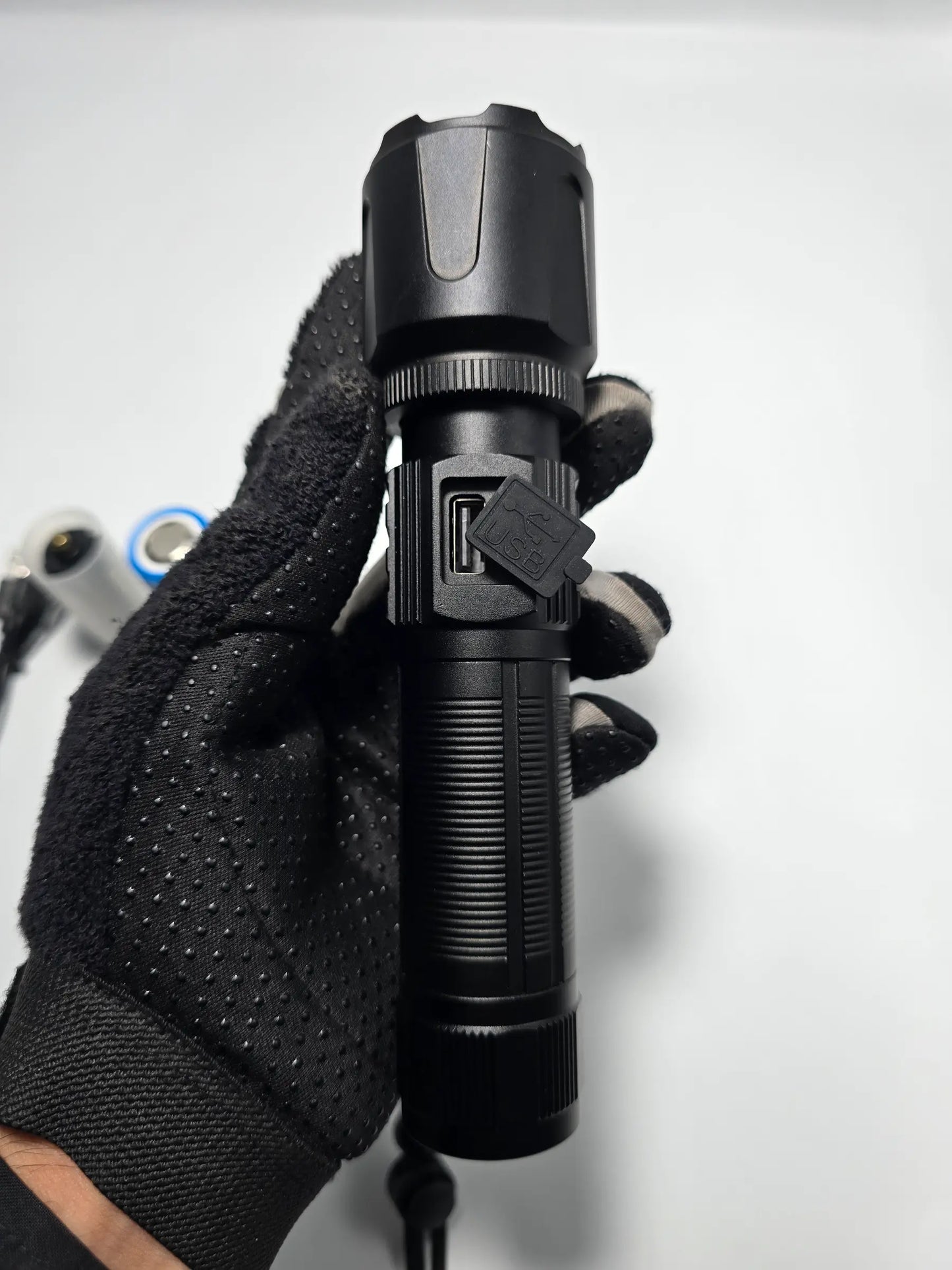 PM10-TG LED Flashlight | High Power Torch With Usb Charging - khan American Tools