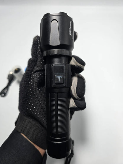 PM10-TG LED Flashlight | High Power Torch With Usb Charging - khan American Tools