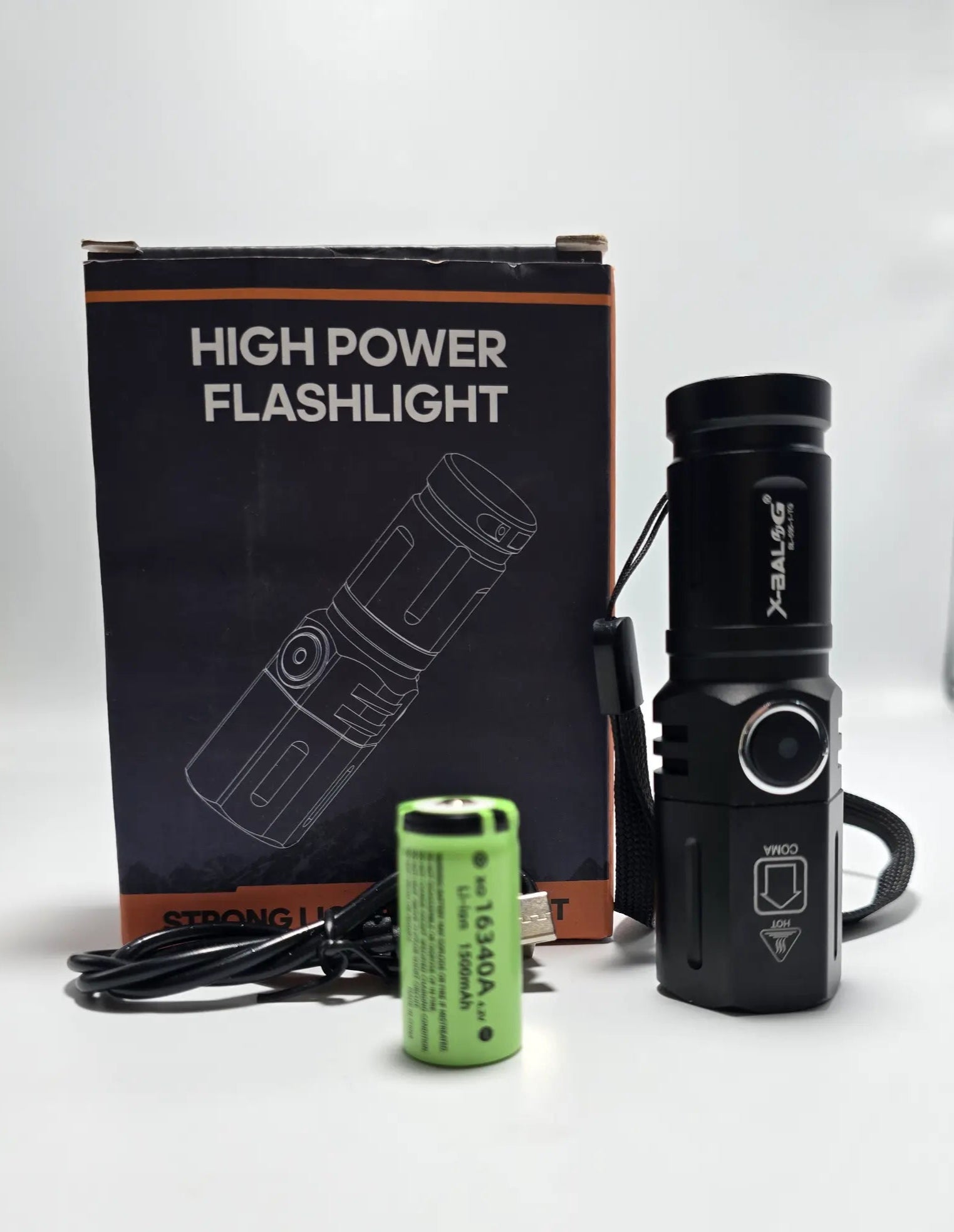 High Power Flashlight | Portable Mini Torch - khan American Tools