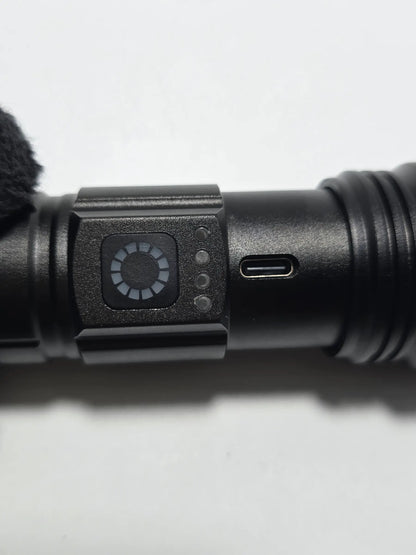 COBA LED Flashlight | Rechargeable Torch Light 2000M Range - khan American Tools