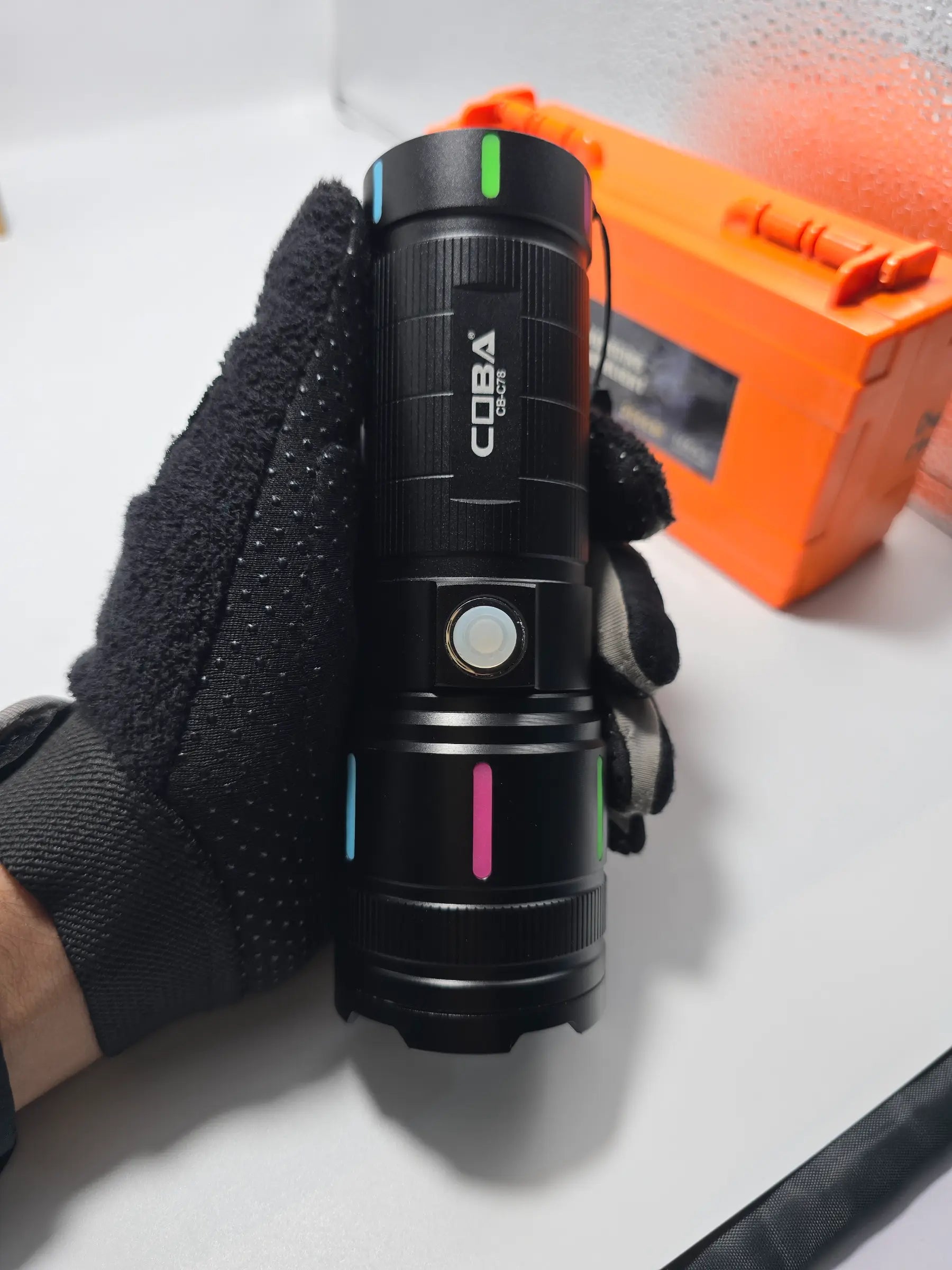 COBA LED Flashlight 2000M Range | Long Range Torch Light - khan American Tools