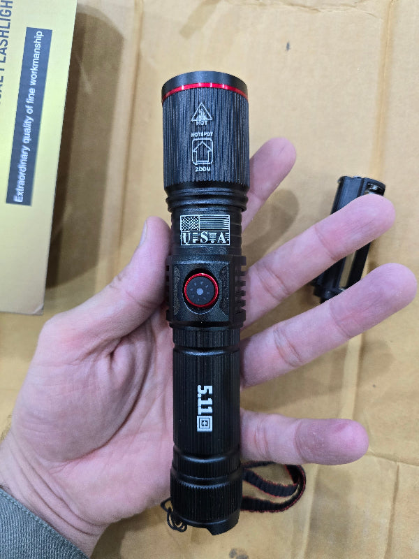 5.11 Strong Light Torch | Torch With C Type Charging - khan American Tools