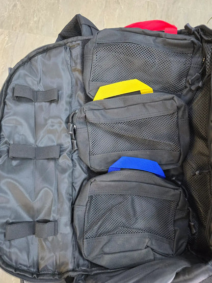 Travelling Bag For Men | Black Shoulder Bag - khan American Tools