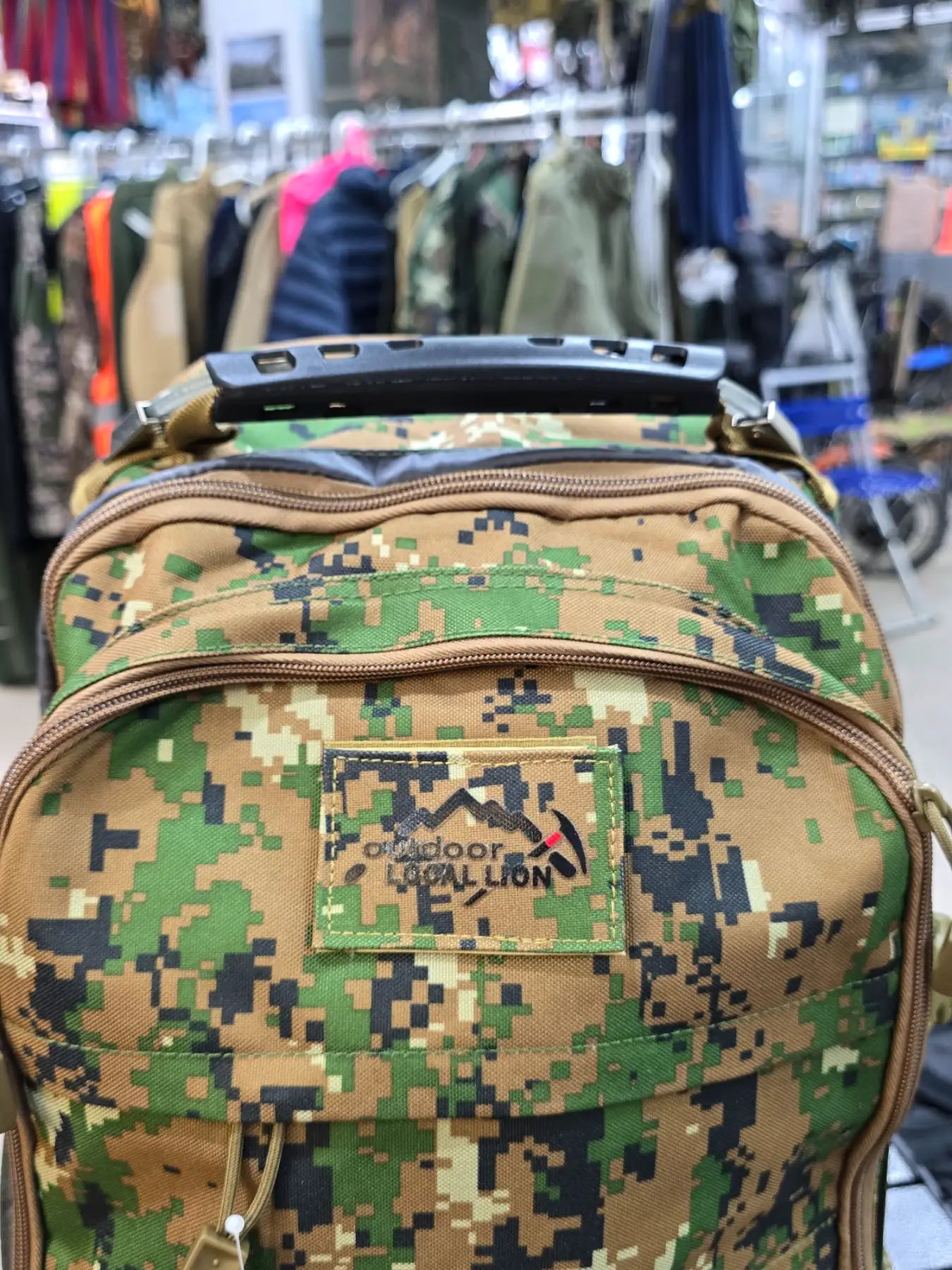 Outdoor Local Lion Military Backpack | Camoflauge Travellig Bag - khan American Tools