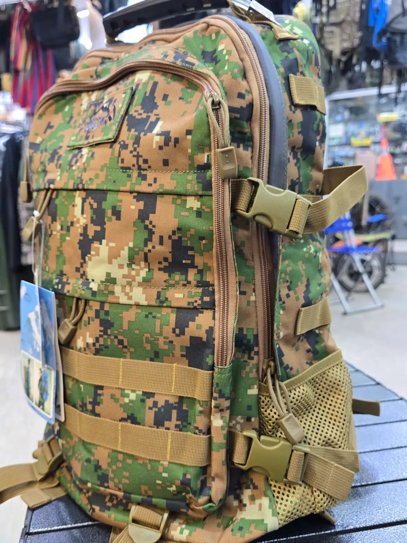 Outdoor Local Lion Military Backpack | Camoflauge Travellig Bag - khan American Tools