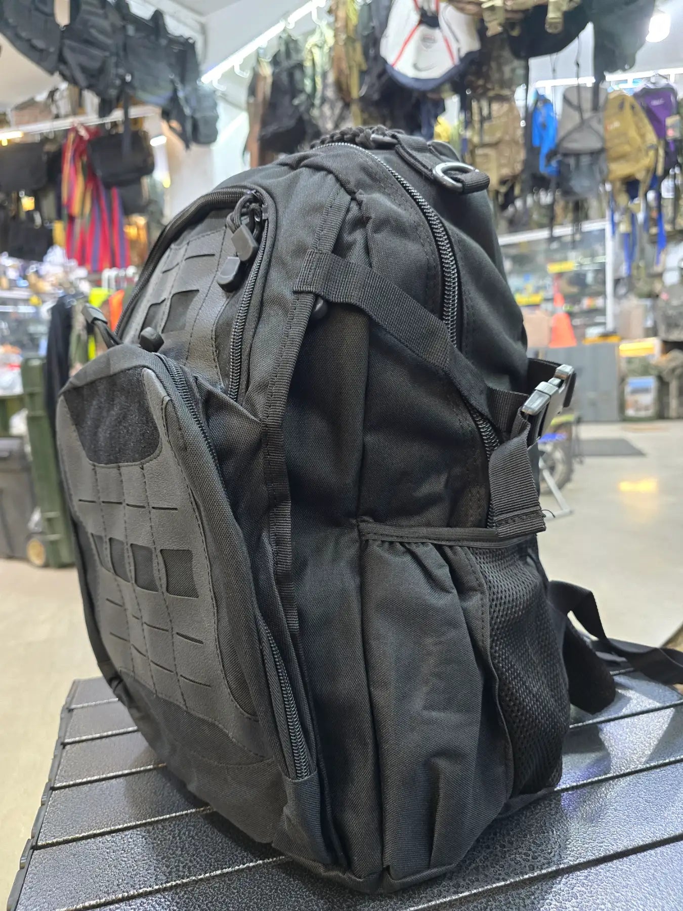 Black Tactical Bag | Travelling Bag For Men - khan American Tools