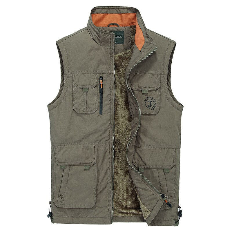 TR Jeep Sleeveless Jacket | Lightweight Multi Pocket Jacket - khan American Tools