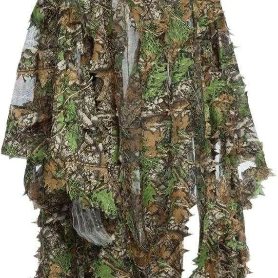 3D Jungle Sniper Set Hunting Suit | Camouflage 3D Suit Set Sniper Train Leaf Jungle