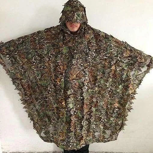 3D Jungle Sniper Set Hunting Suit | Camouflage 3D Suit Set Sniper Train Leaf Jungle