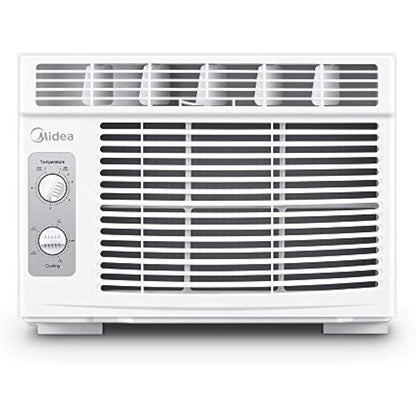 Midea 5,000 BTU EasyCool Small Window Air Conditioner - Cool Up To 150 Sq. Ft. With Easy-to-Use Mechanical Controls And Reusable Filter, Perfect For Small Bedroom, Living Room, Home Office