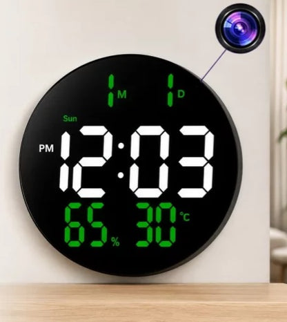 4K Full HD Digital Wall Clock| Hidden Spy Camera