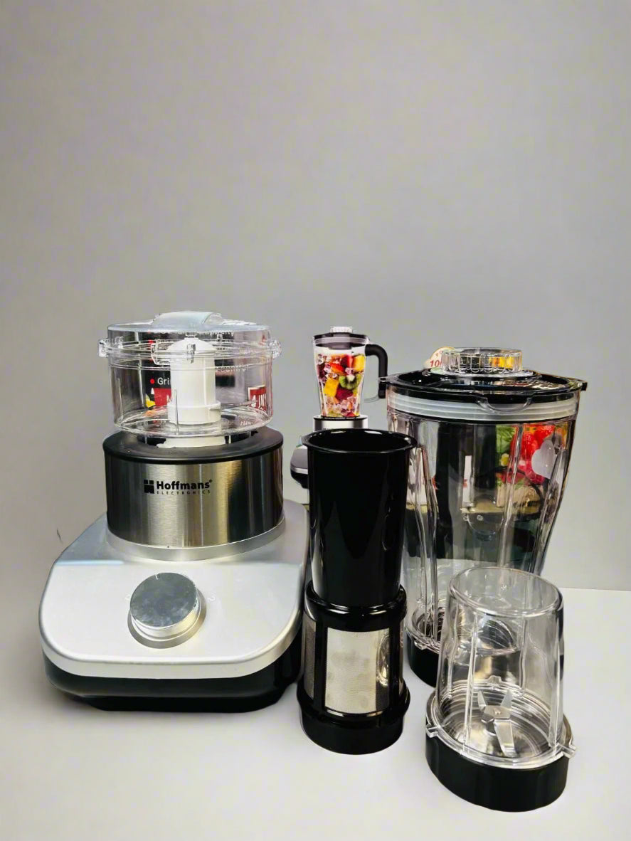 Hoffman HM-1270 Multi Functional Food Processor | 4 in 1 Juicer Blender & Grinder - khan American Tools