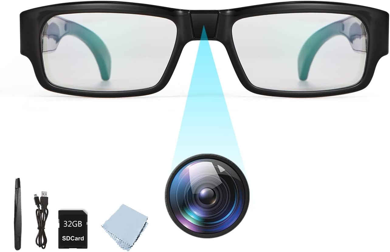 Recording Glasses Hd 1080p Spy Glasses Wearable Video Recording
