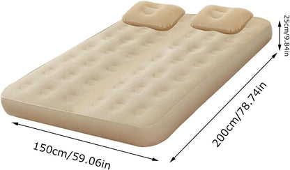 Twin Air Mattress, Camping Inflatable Bed, Built-in Pump, Automatic Self-Inflating, Portable Folding Sleeping Pad, Waterproof Design, Lightweight Travel-Friendly, Ideal for Hiking