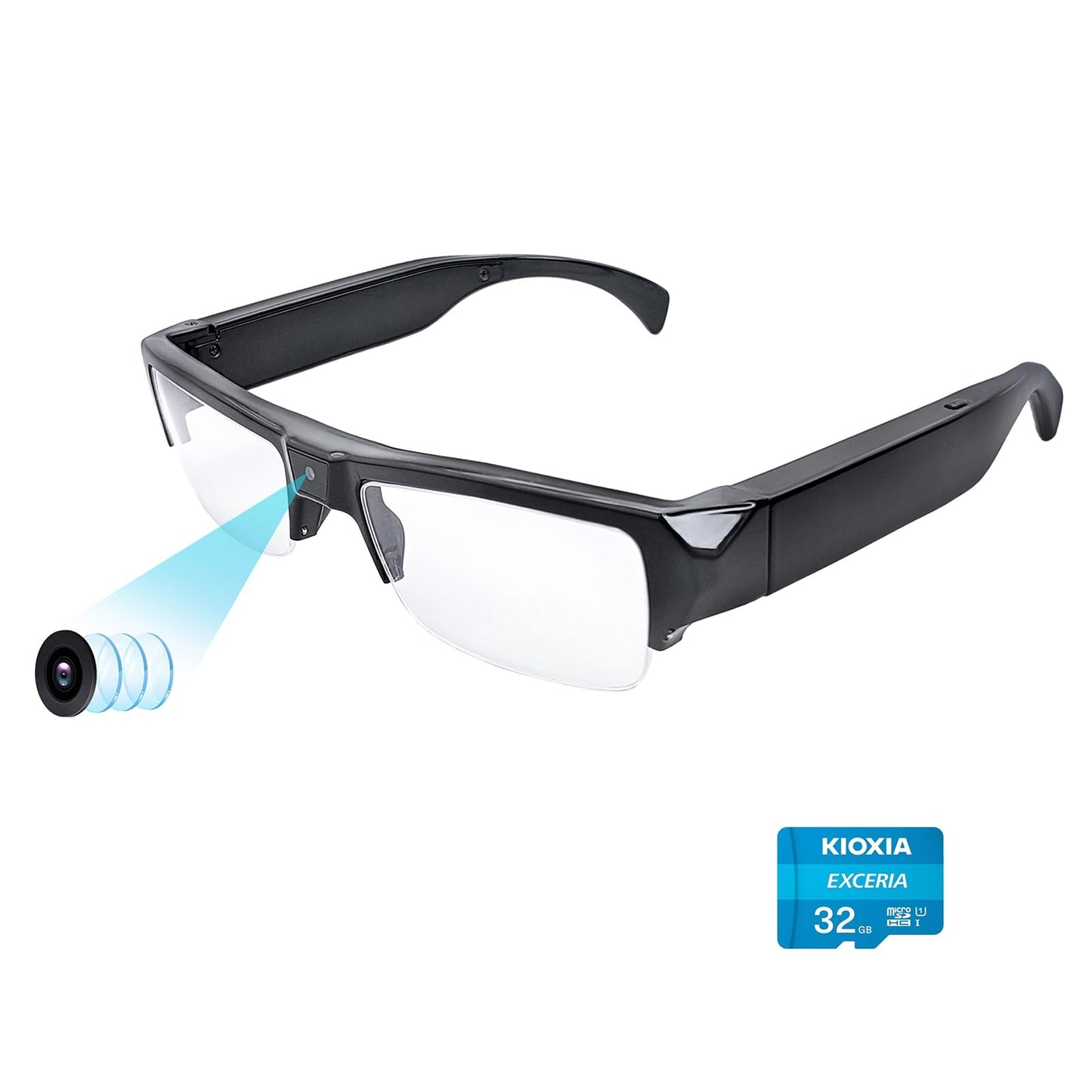 Recording Glasses Hd 1080p Spy Glasses Wearable Video Recording