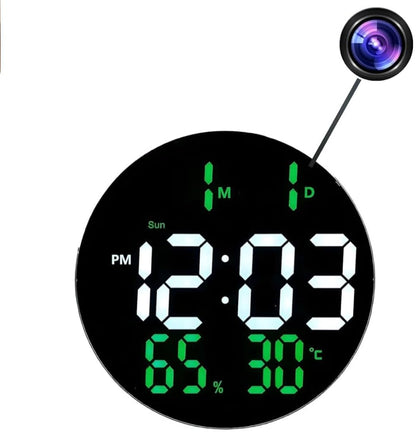 4K Full HD Digital Wall Clock| Hidden Spy Camera