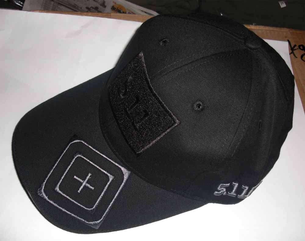 5.11 Style Tactical Baseball Cap - Black Target - khan American Tools