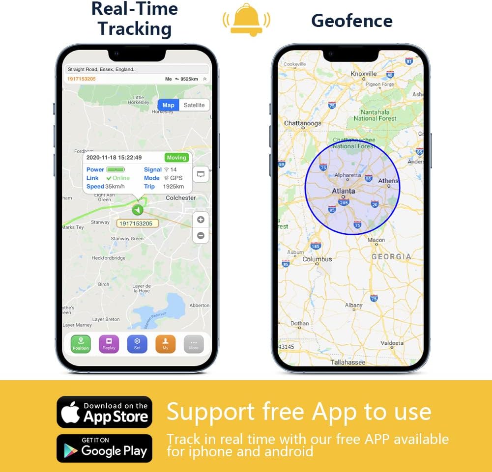 SinoTrack ST-903 GPS Tracker Car Mini GPS Tracker Locator Real-Time Location Hidden Tracking Device with Voice Monitor for Cars Motorcycles Truck Taxi Kids Persons