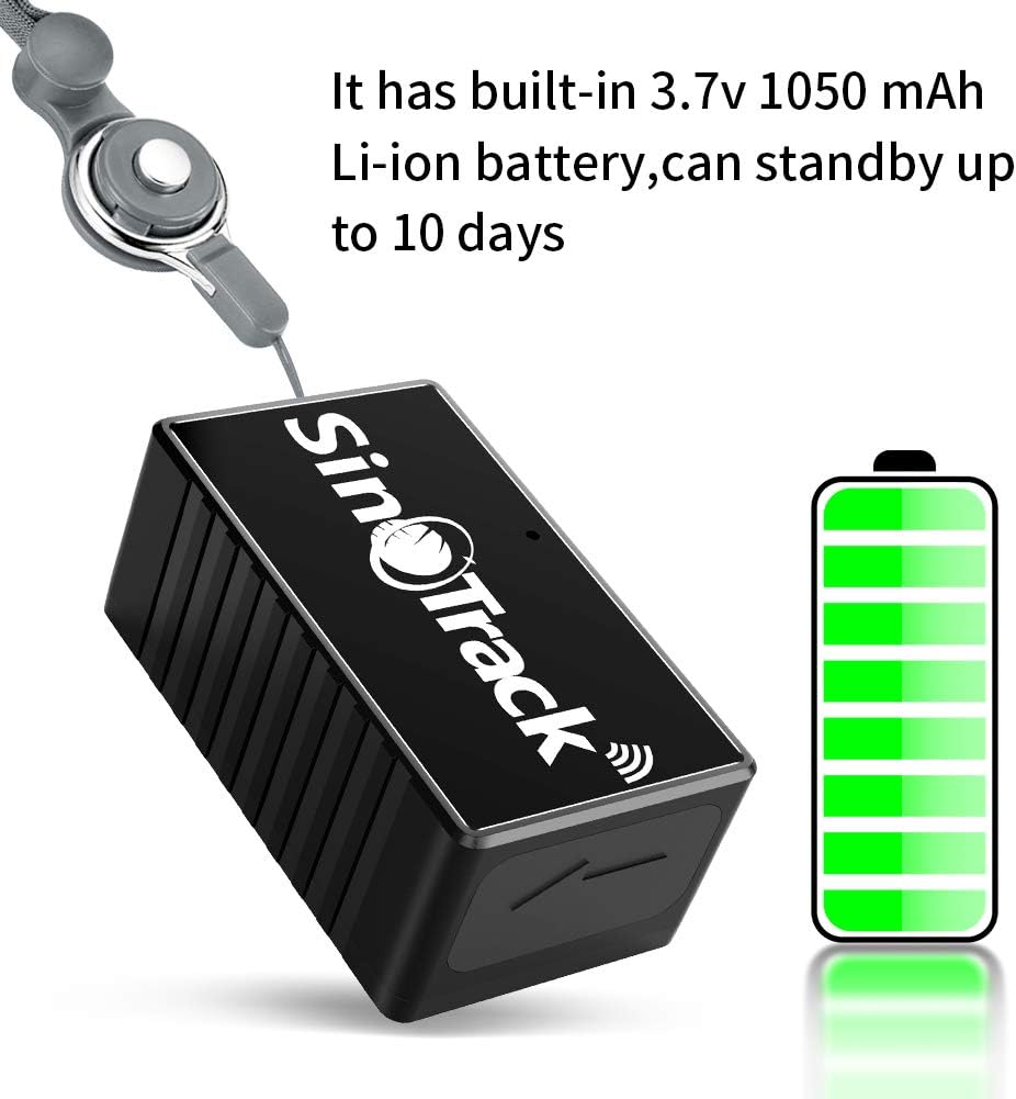 SinoTrack ST-903 GPS Tracker Car Mini GPS Tracker Locator Real-Time Location Hidden Tracking Device with Voice Monitor for Cars Motorcycles Truck Taxi Kids Persons