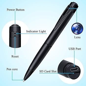 HD 1080P Spy Camera Pen | Hidden Video Recorder with Audio & Micro SD Support | HD 1080P Spy Camera Pen – Hidden Video & Audio Recorder - khan American Tools