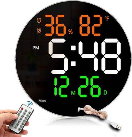 4K Full HD Digital Wall Clock| Hidden Spy Camera