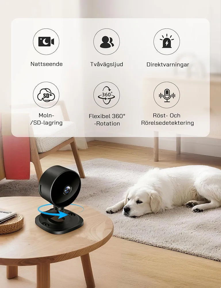 Mini Hidden Camera WiFi – Full HD 1080P Wireless