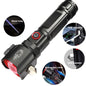 ABD-2210 Rechargeable Led Flashlight with Safety Hammer | LED rechargeable torch light | torches at best price in Pakistan - khan American Tools