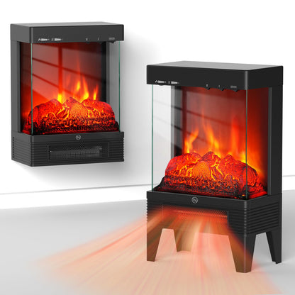 Amoi Brand 3D Artificial Flame Electric Heater 2000W | Electric Room Heater