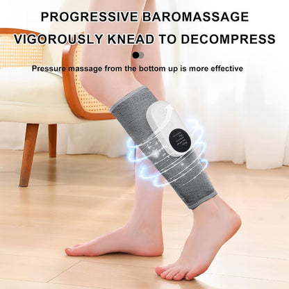 Cordless Leg Massager, Calf Massager, Rechargeable Ankle Wraps Air Compression Massager, 3 Modes and 3 Intensities, Relieve Leg Muscle Pain, Promote Blood Circulation