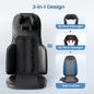 Massage Chair Pad, 3-in-1 Shiatsu Neck and Back Massager Cushion with Heat, Adjustable Height & Intensity, Full Body Massage Pad for Recliner and Sofa