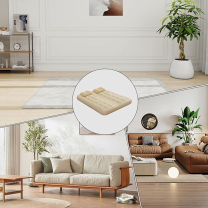 Twin Air Mattress, Camping Inflatable Bed, Built-in Pump, Automatic Self-Inflating, Portable Folding Sleeping Pad, Waterproof Design, Lightweight Travel-Friendly, Ideal for Hiking