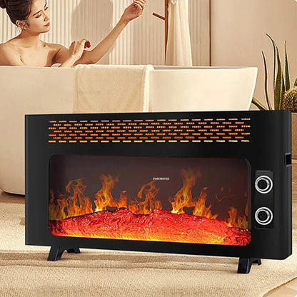Modern Simulated Flame Fireplace Living Room Fireplace Heater