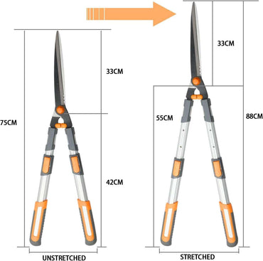 AIRAJ Manual Telescopic Hedge Trimmer - khan American Tools