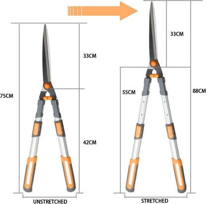 AIRAJ Manual Telescopic Hedge Trimmer - khan American Tools