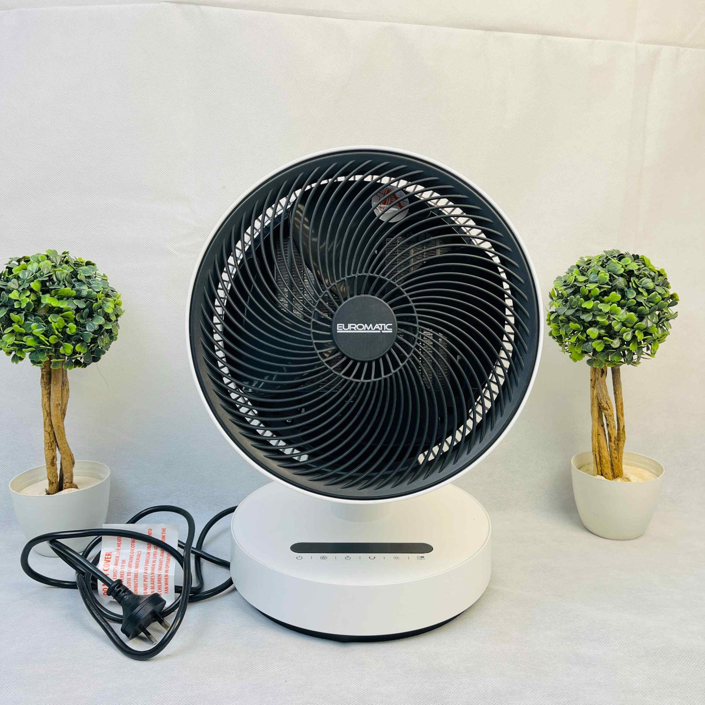 American Lot Stream Heat + Cool Fan | Quiet table fan with remote control