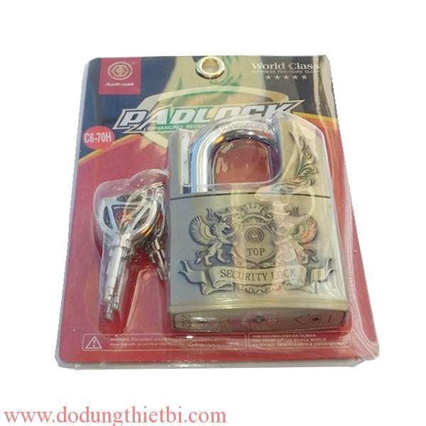 Anti-cut padlock Padlock C6-50H, 4 keys - khan American Tools