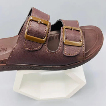 Arabian Slippers Premium Quality | Aerosoft Slippers For Men Brown