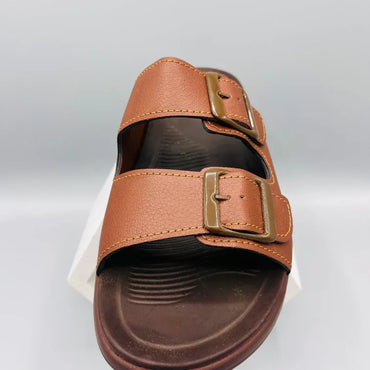 Arabian Slippers Premium Quality | Aerosoft Slippers For Men Light Brown