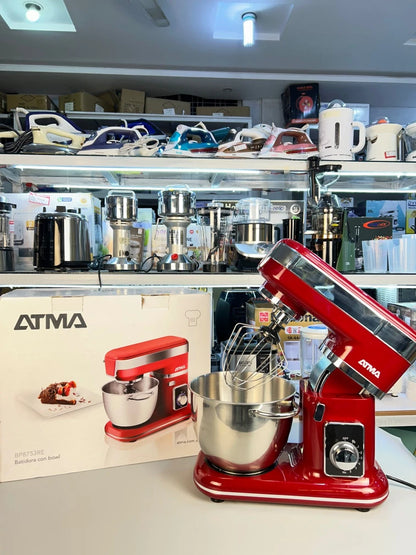 Atma BP8753RE Stand Mixer | Professional Stand Mixer With Steel Bowl - khan American Tools