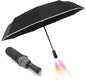 Automatic Compact Umbrella With Led Light Flashlight - khan American Tools