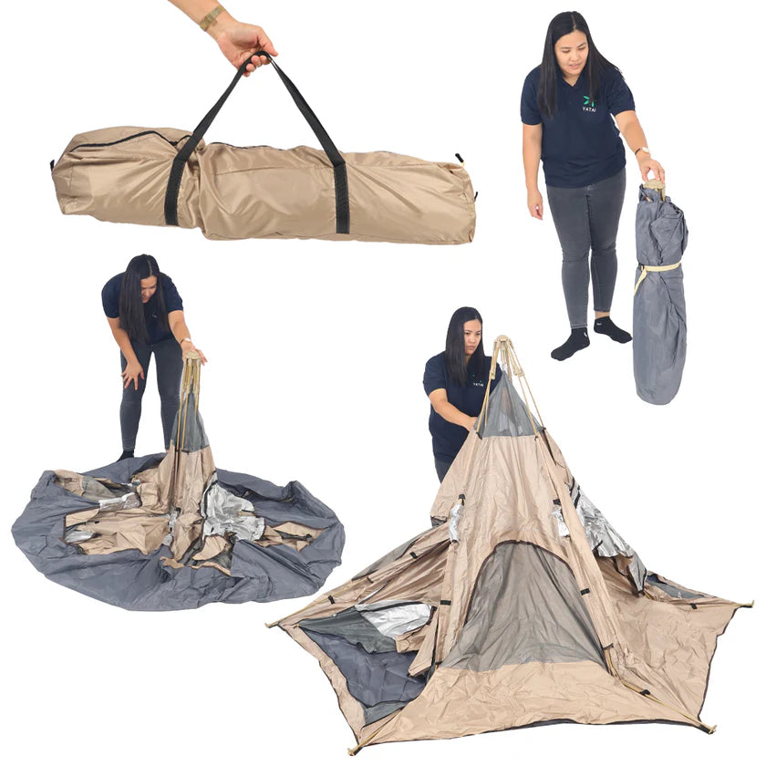 Automatic Camping Tent For 5-6Person | Waterproof Camping Tent - khan American Tools
