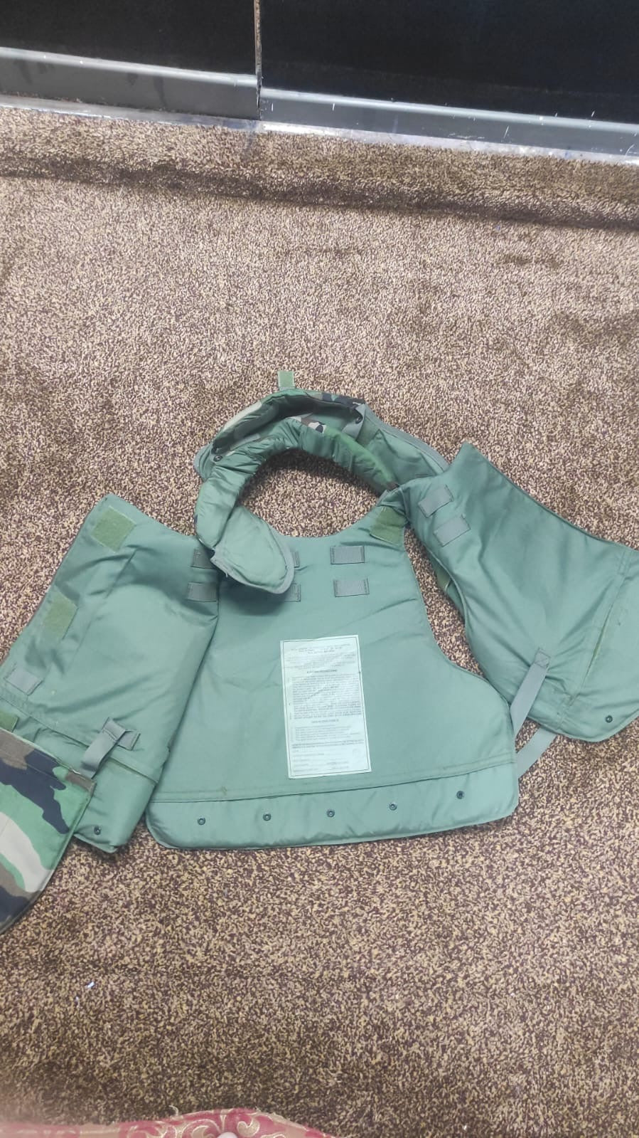 Bulletproof jacket OTV Interceptor Body Armor | US Army Carrier Plate - khan American Tools