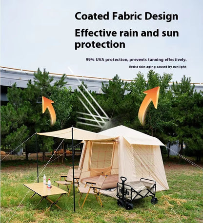 INFLATABLE air camp TENTRainproof and Thickened Windproof and Sunproof House for Outdoor Camping Overnight