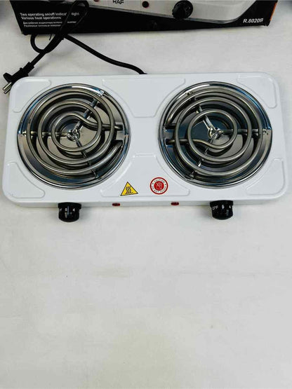 Raf Electric Stove Double Burner Cooker (CHULA) Hot Plate Multifunctional Home Heater 2000 Watts