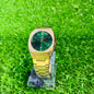 BESTWIN Golden Chain Green Dial Watch