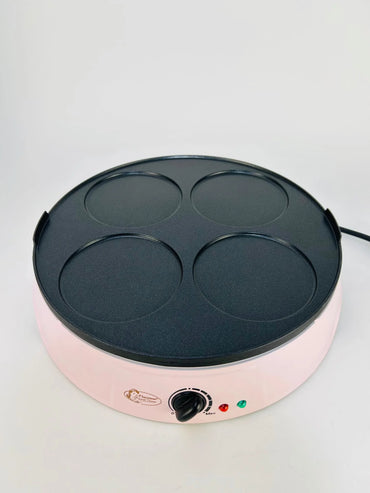 Bestron ASW650P Crepe Maker | Crepe Maker Baking Pan With 1200W Power