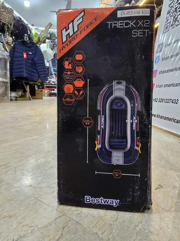 Hydro Force Mirovia Pro Inflatable Boat | Treak X2 set for boating | Hydro Force Pro Inflatable Boat at best price in pakistan - khan American Tools