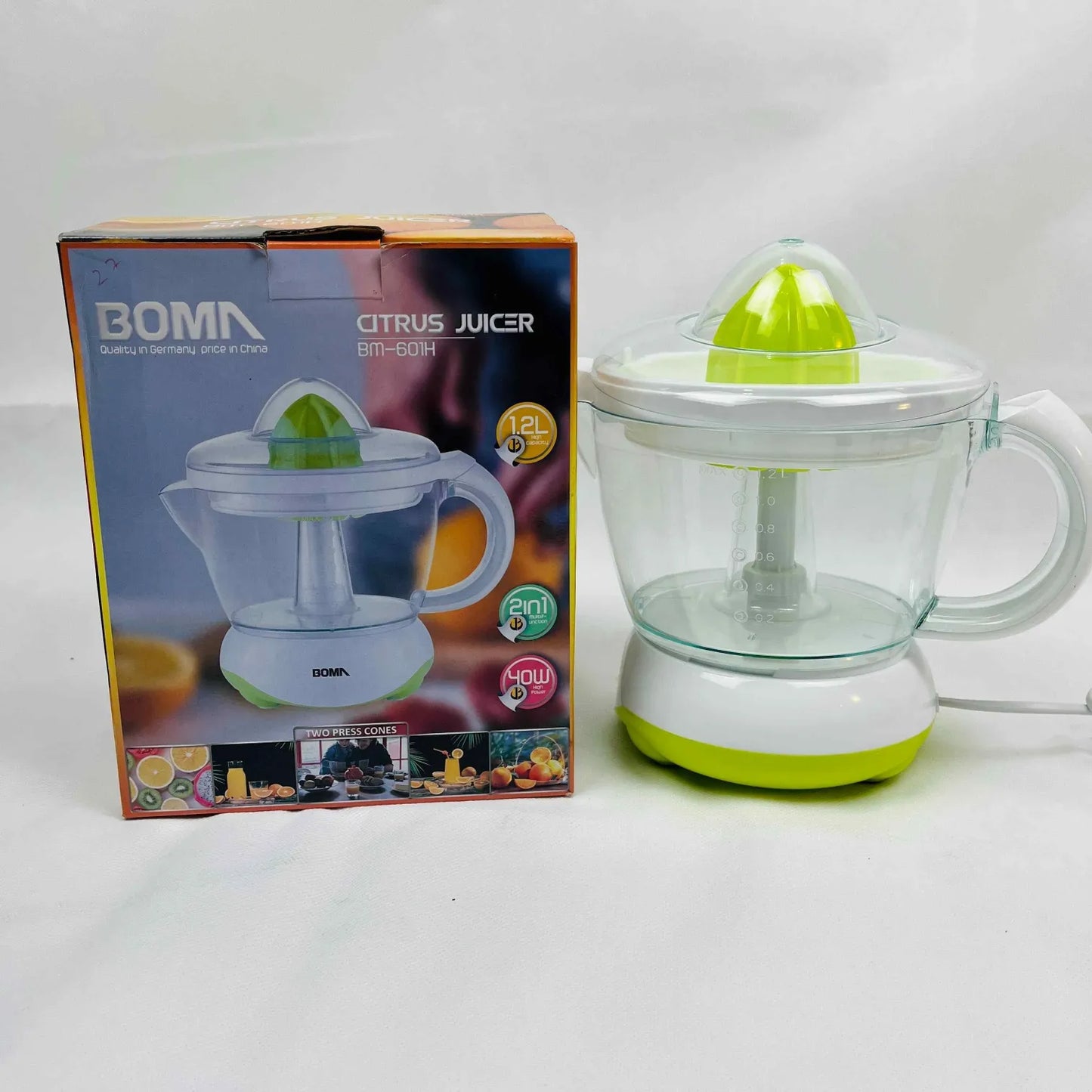 Boma BM-601H 1.2L Citrus Juicer | Electric Citrus juicer - khan American Tools