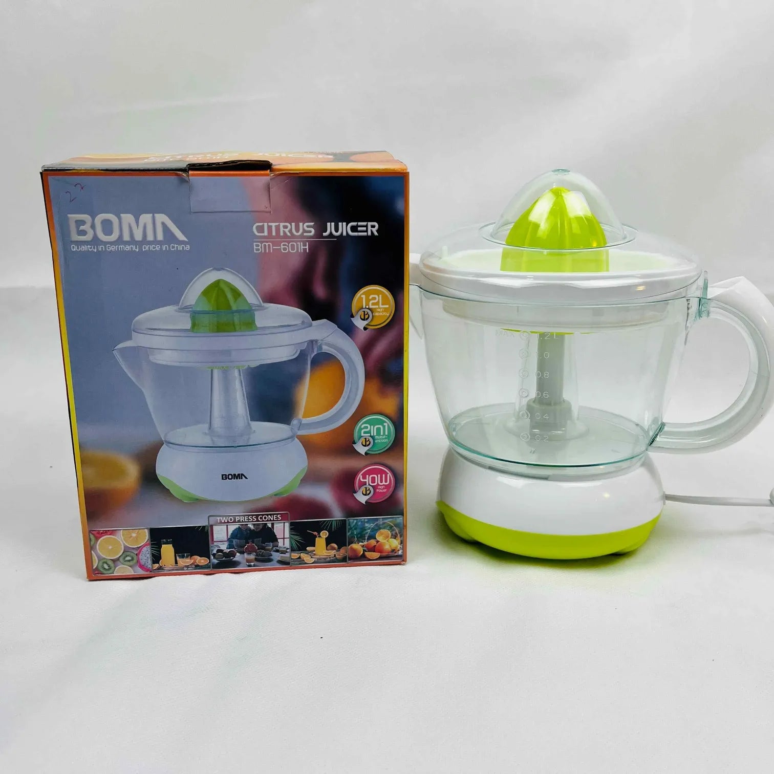 Boma BM-601H 1.2L Citrus Juicer | Electric Citrus juicer - khan American Tools