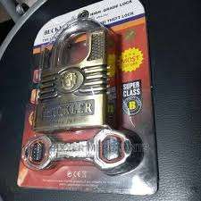 Buckler Padlock-Hardened Antic Gold 70MM - khan American Tools